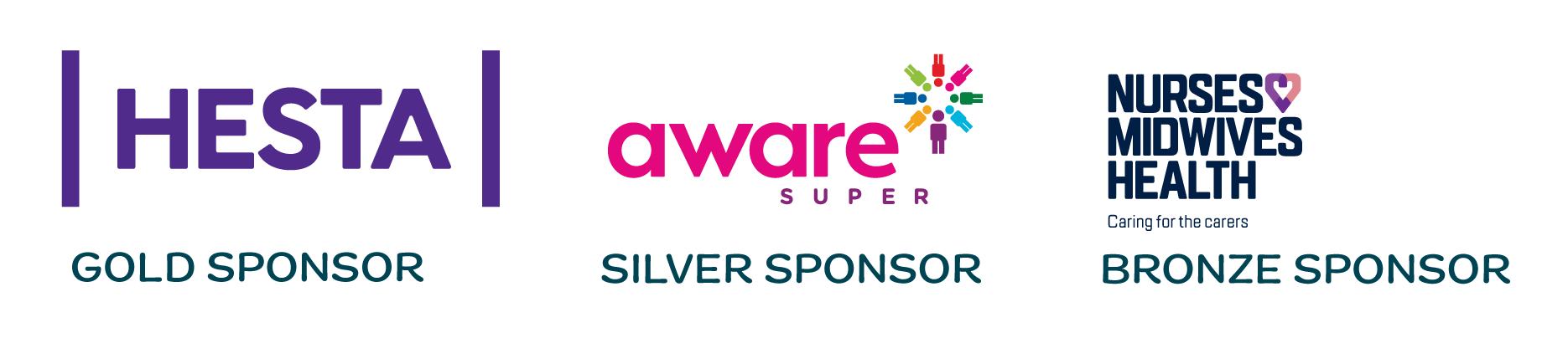 Event sponsors: HESTA, Aware Super and NMHealth