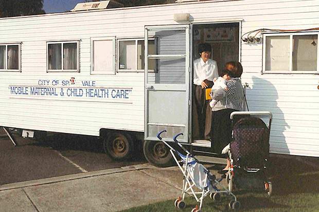 City of Springvale mobile van, 1995. Courtesy of Public Record Office &amp;nbsp;Victoria.