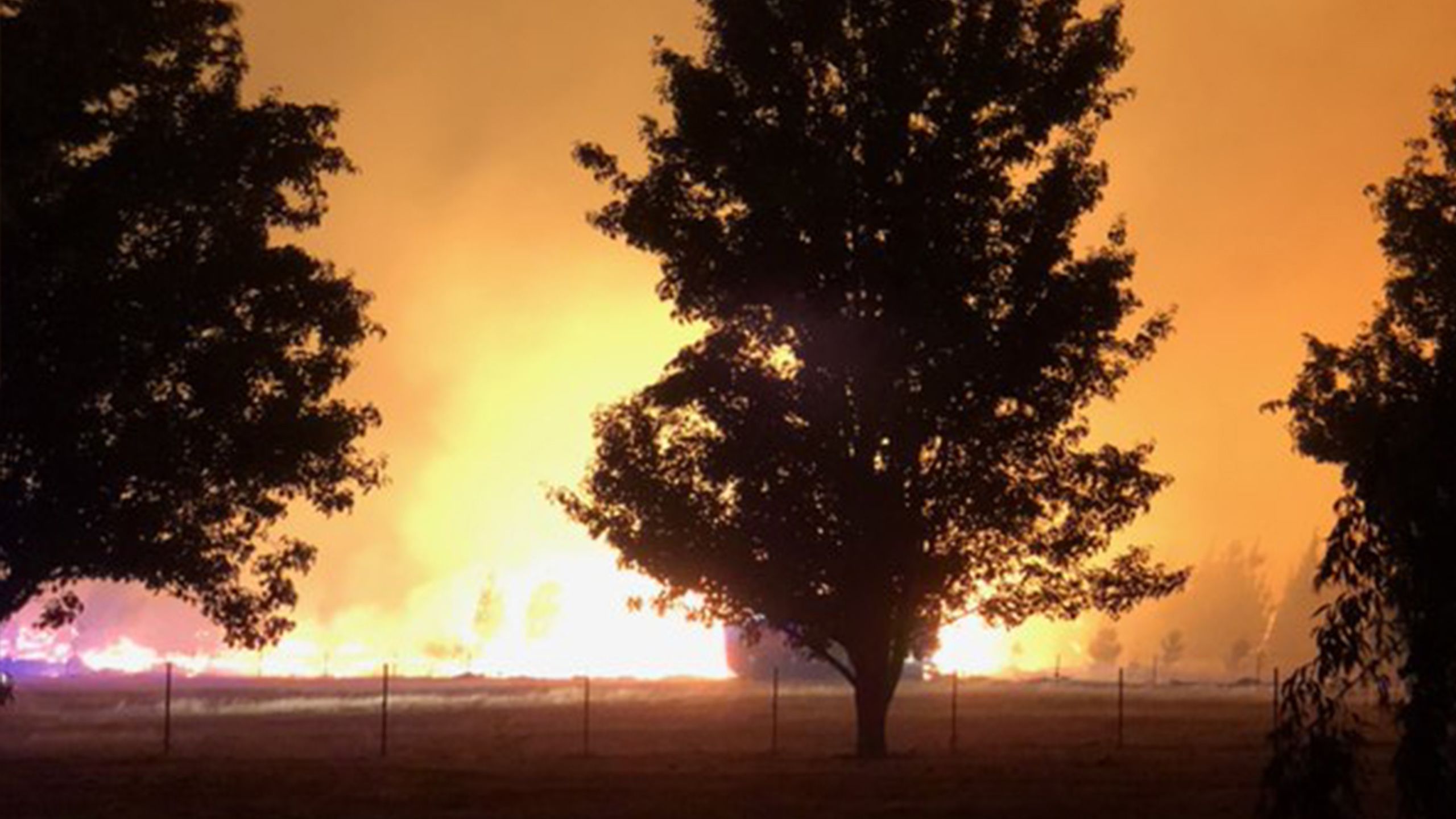 Bushfire at Walwa
