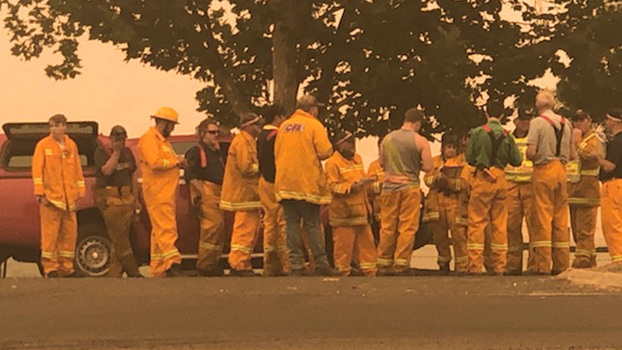 CFA volunteers at Walwa